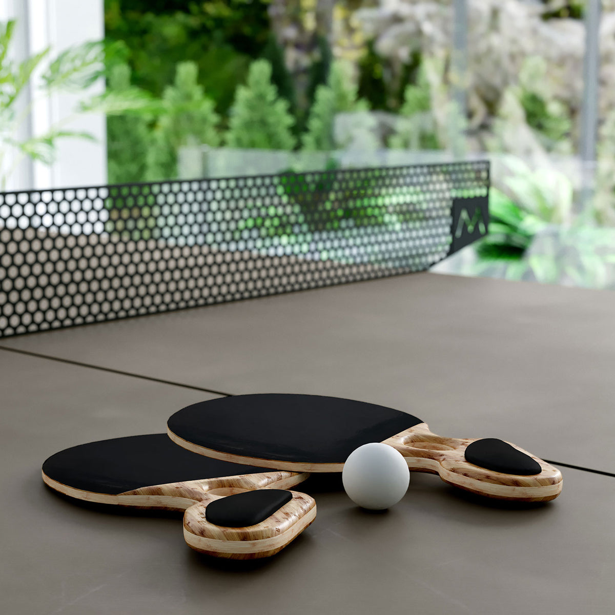 Arcen Paddle by Viesso, showing arcen paddles in live shot.