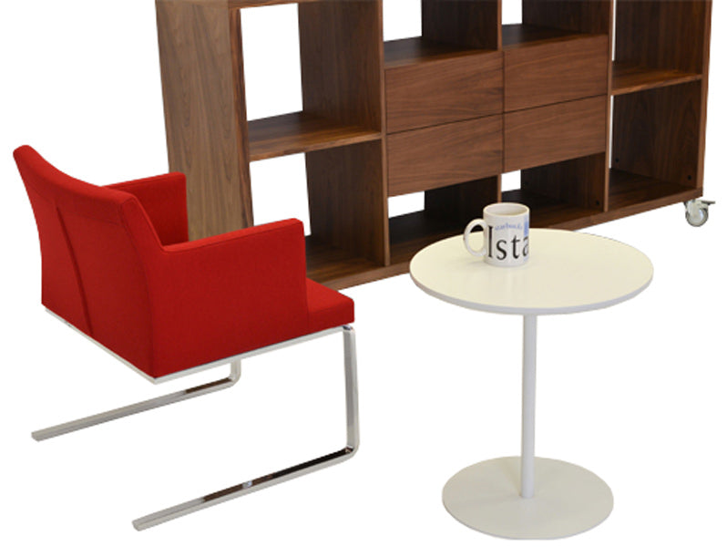 Ares End Table by SohoConcept, showing ares end table in live shot.