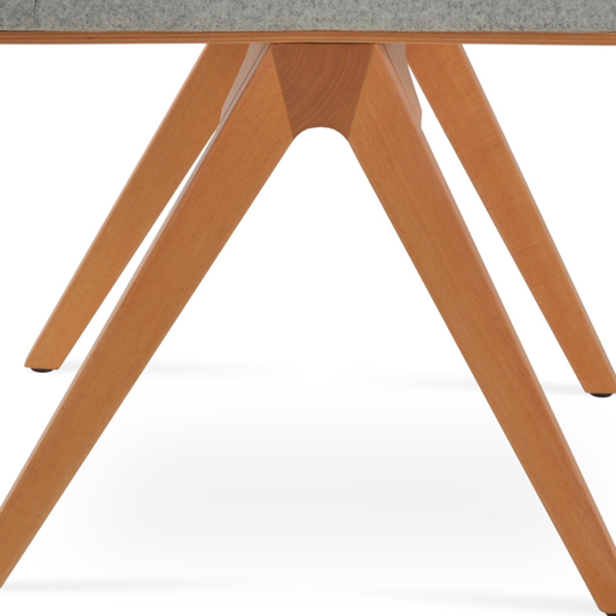 Aria Fino Wood Chair by SohoConcept, showing closeup view of aria fino wood chair.