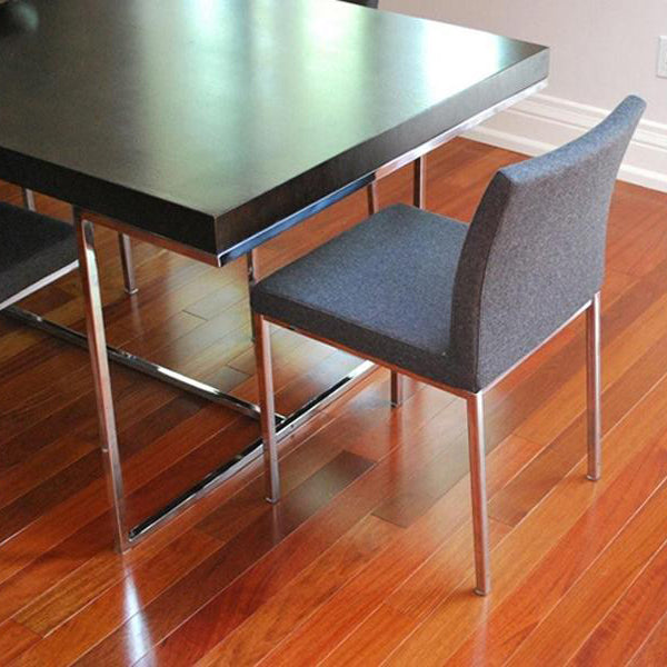 Aria Metal Dining Chair by SohoConcept, showing back view of the chair.