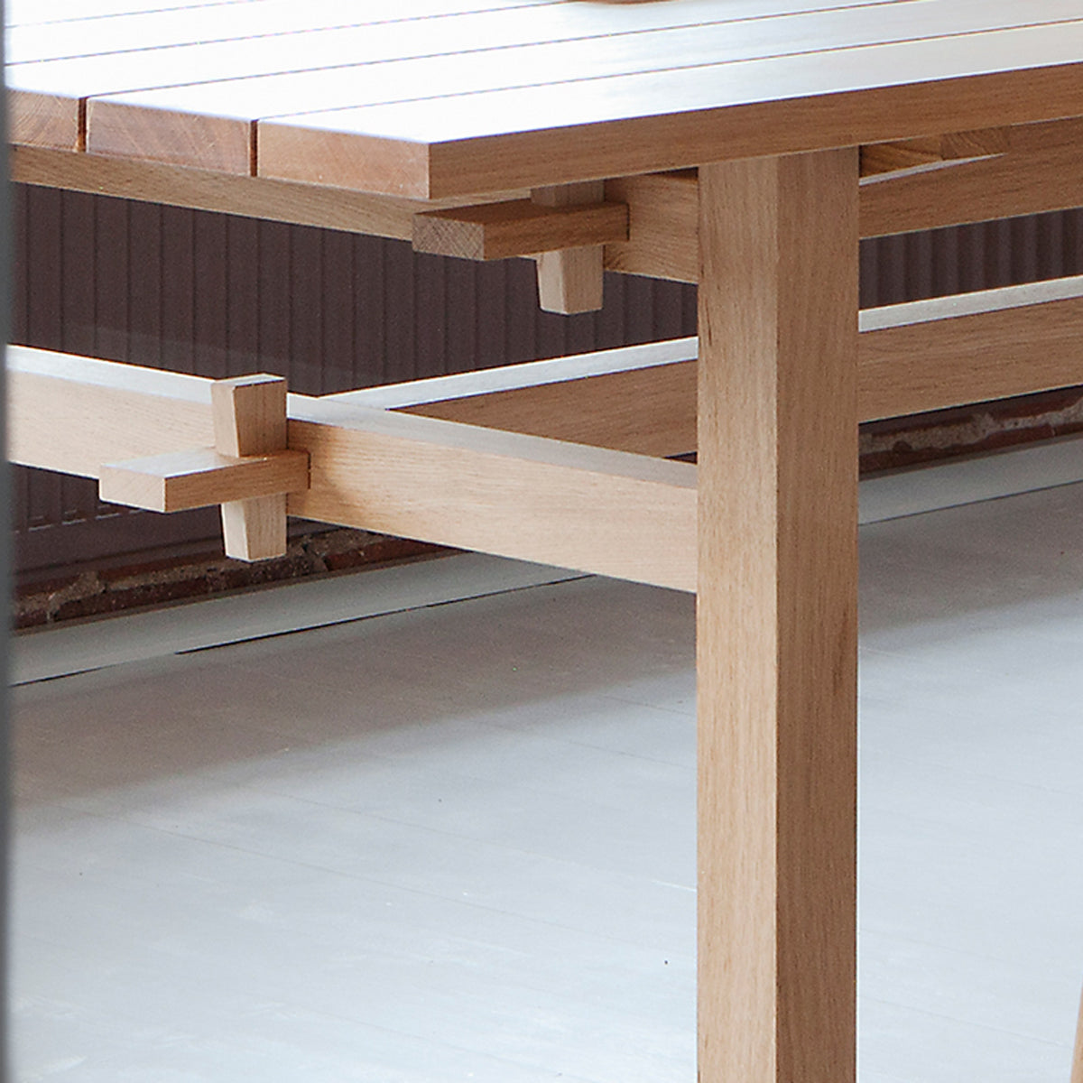 Arkipelago KVP10 Indoor Table by Nikari, showing closeup view of arkipelago kvp10 indoor table in live shot.