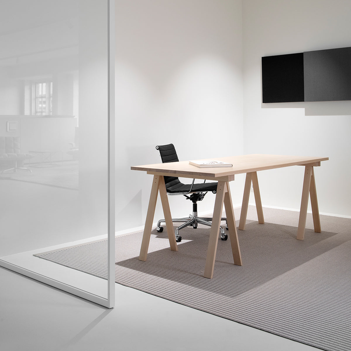 Arkitecture Table by Nikari, showing arkitecture table in birch.
