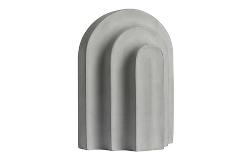 Arkiv Bookend by Woud - Grey Concrete.