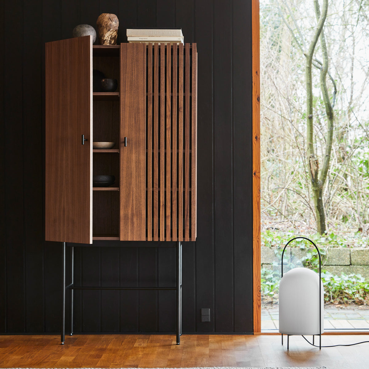 Array Highboard by Woud, showing array highboard in live shot.