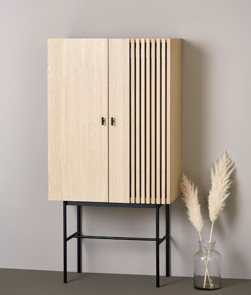 Array Highboard by Woud, showing array highboard in live shot.