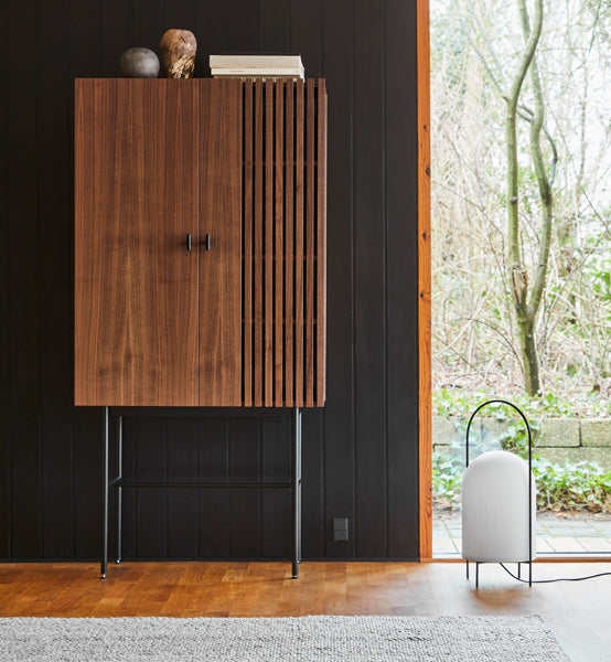 Array Highboard by Woud, showing array highboard in live shot.