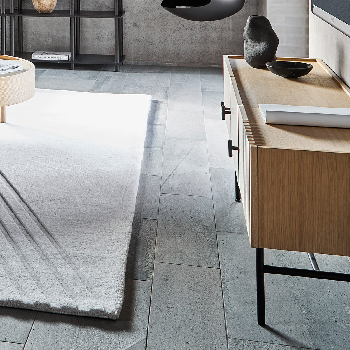 Array Low Sideboard by Woud, showing array low sideboard in live shot.