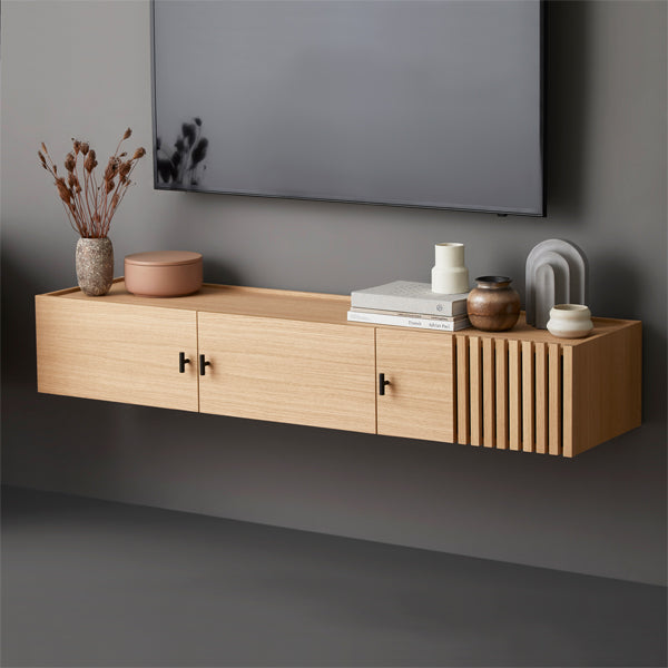 Array Low Sideboard by Woud, showing array low sideboard in live shot.