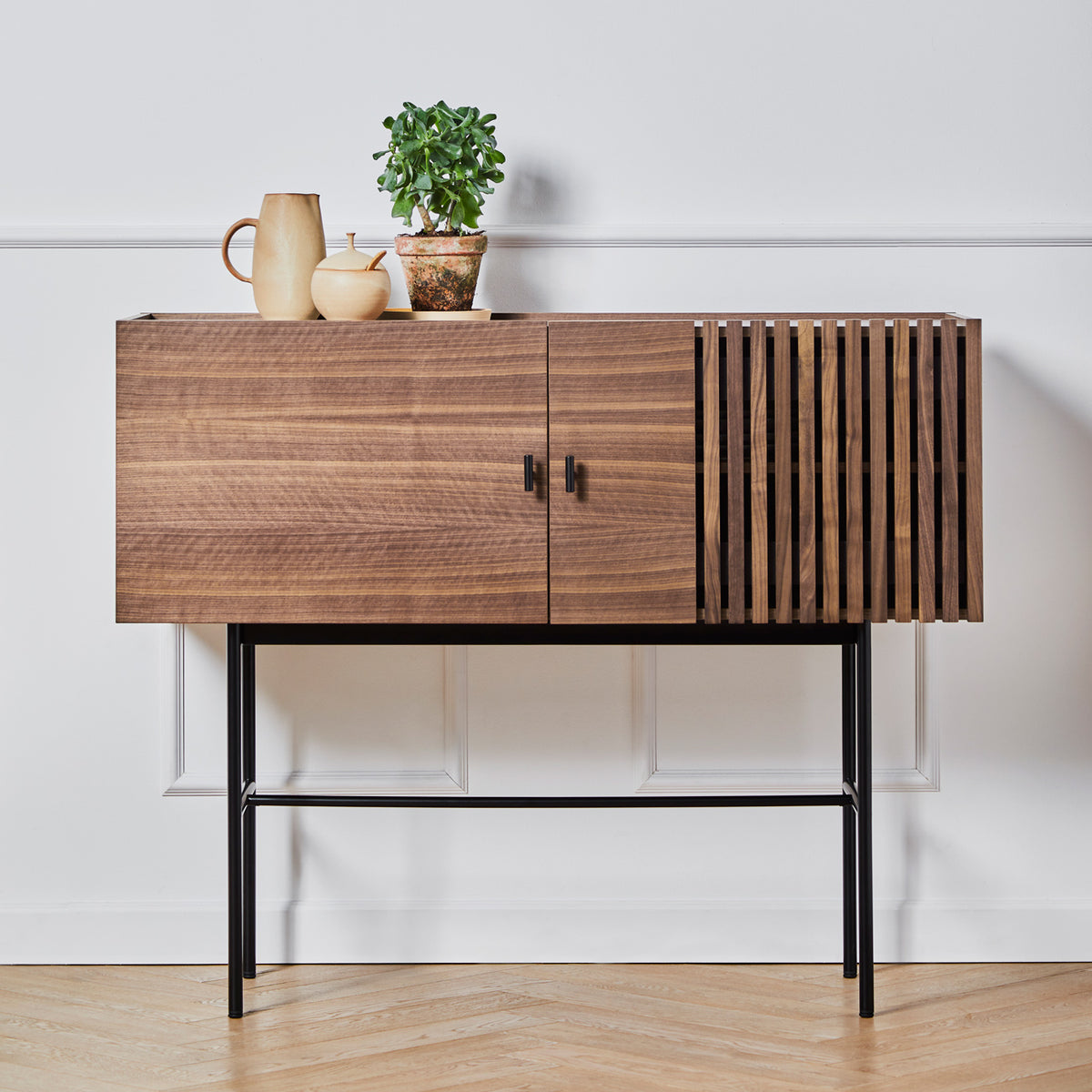 Array Sideboard by Woud, showing array sideboard in live shot.