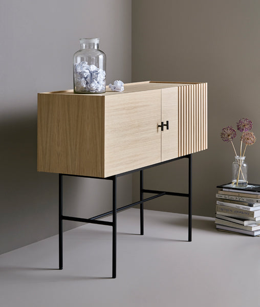 Array Sideboard by Woud, showing array sideboard in live shot.