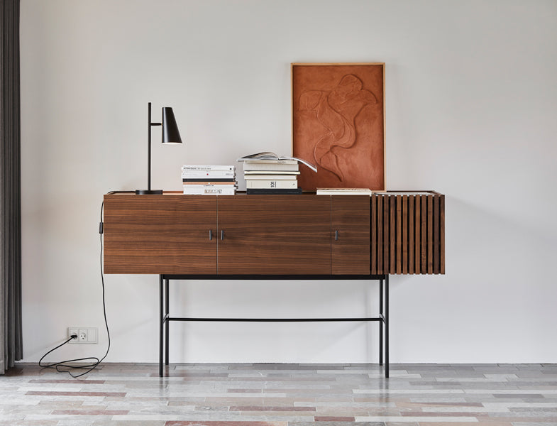 Array Sideboard by Woud, showing array sideboard in live shot.