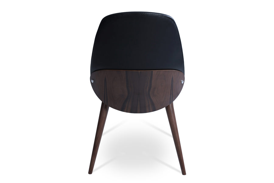 Aston Dining Chair by SohoConcept, showing back view of dining chair.