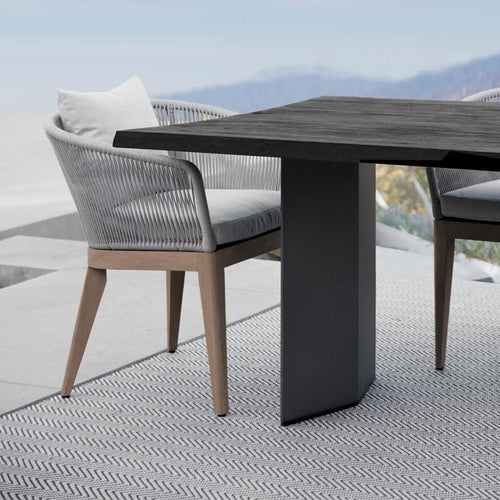 Avalon Dining Chair by Harbour Outdoor, showing avalon dining chair in live shot.