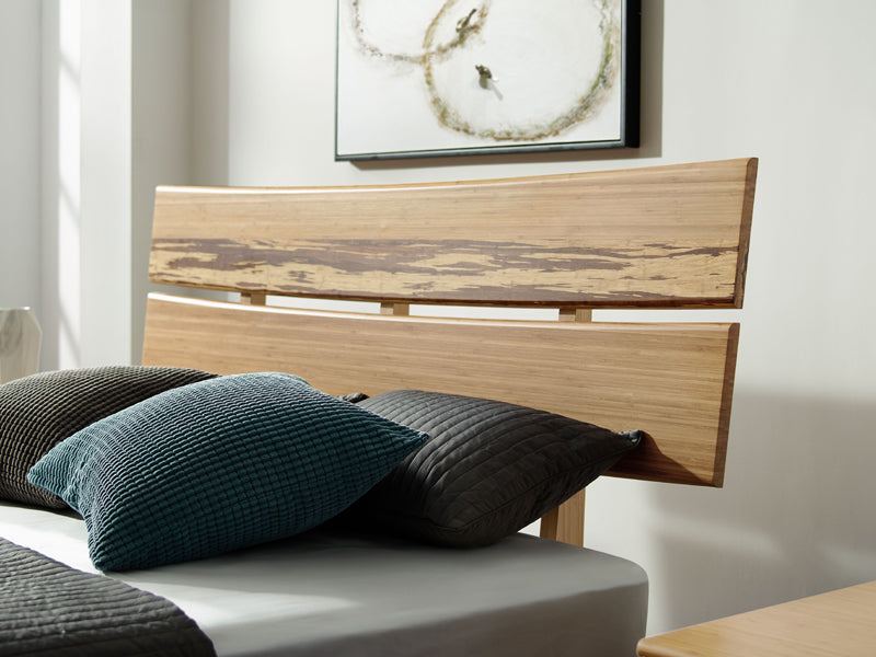 Azara Bedroom Collection by Greenington, showing closeup view of azara bedroom collection in live shot.