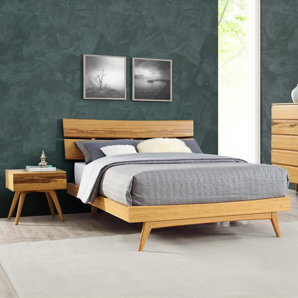 Azara Platform Bed by Greenington, showing azara platform bed in live shot.