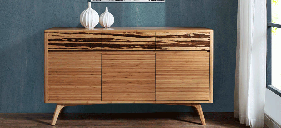 Azara Sideboard by Greenington, showing azara sideboard in live shot.