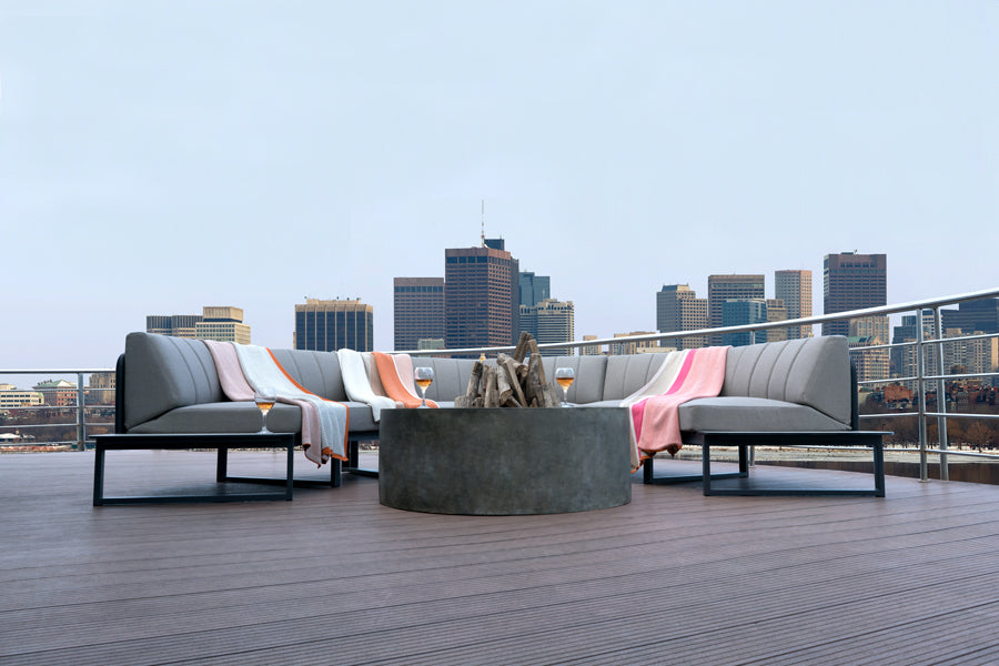 Babbo Sectional Seat by Mamagreen, showing babbo sectional seat in live shot.