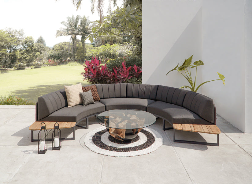 Babbo Sectional Seat by Mamagreen, showing babbo sectional seat in live shot.