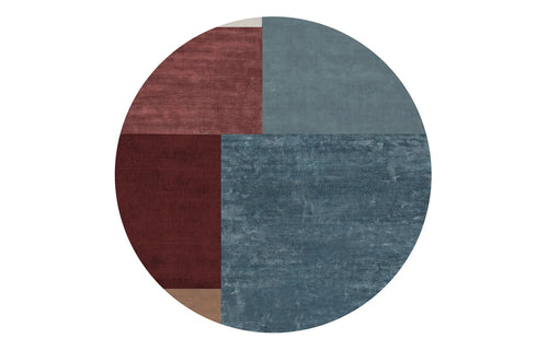 Baglietti No 301 B0301 Rug by Second Studio - Round/Multi Colors.