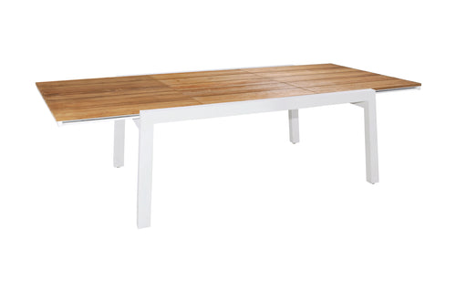 Baia Teak Aluminum Extendable Dining Table by Mamagreen - 57