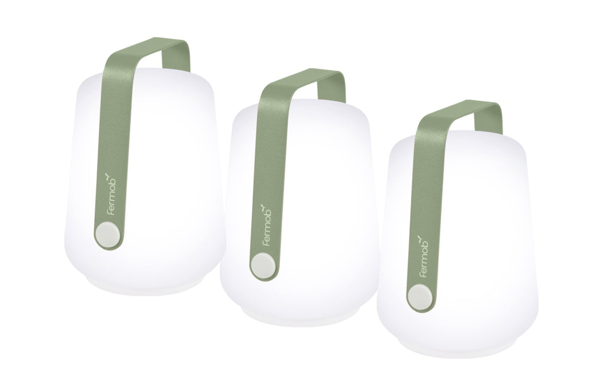 Balad Small Lamp (set of 3) by Fermob - Cactus (matte textured)