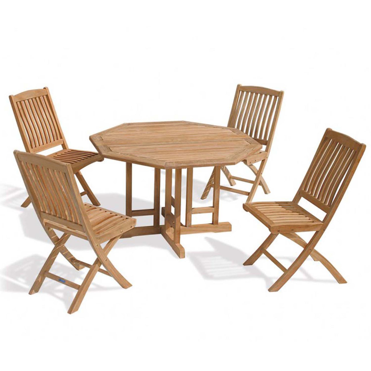 Balboa Folding Dining Table by SohoConcept, showing balboa folding dining table with chairs.