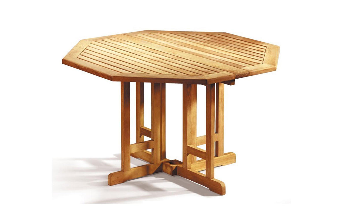 Balboa Folding Dining Table by SohoConcept, showing front view of balboa folding dining table.