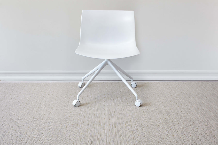 Bamboo Woven Floor Mat by Chilewich, showing bamboo woven floor mat in live shot.