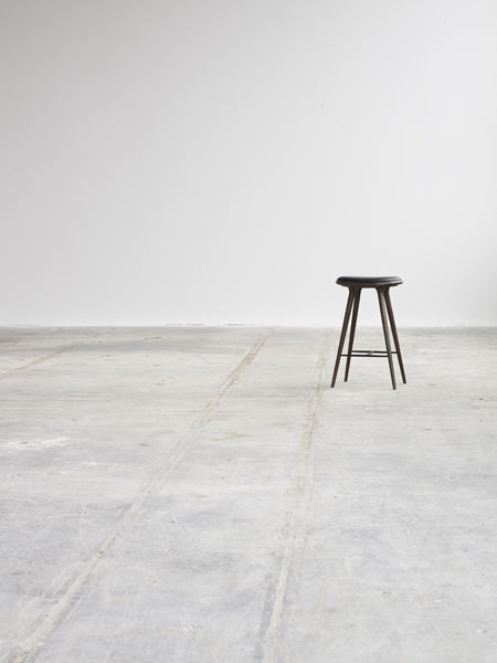 The Mater Stool by Mater, showing the mater stool in live shot.