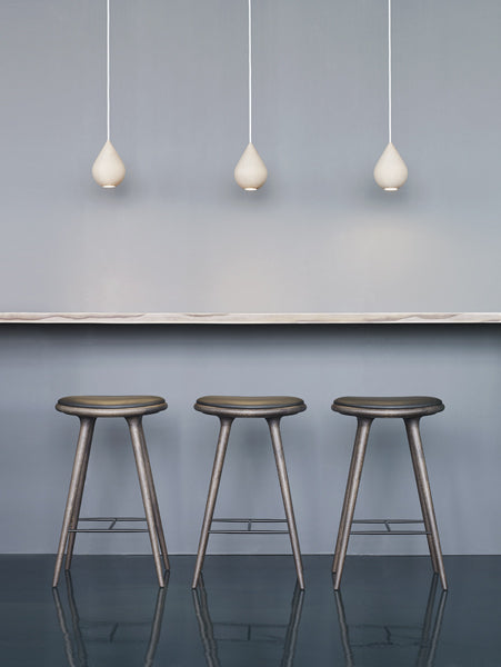 The Mater Stool by Mater, showing the mater stools in live shot.