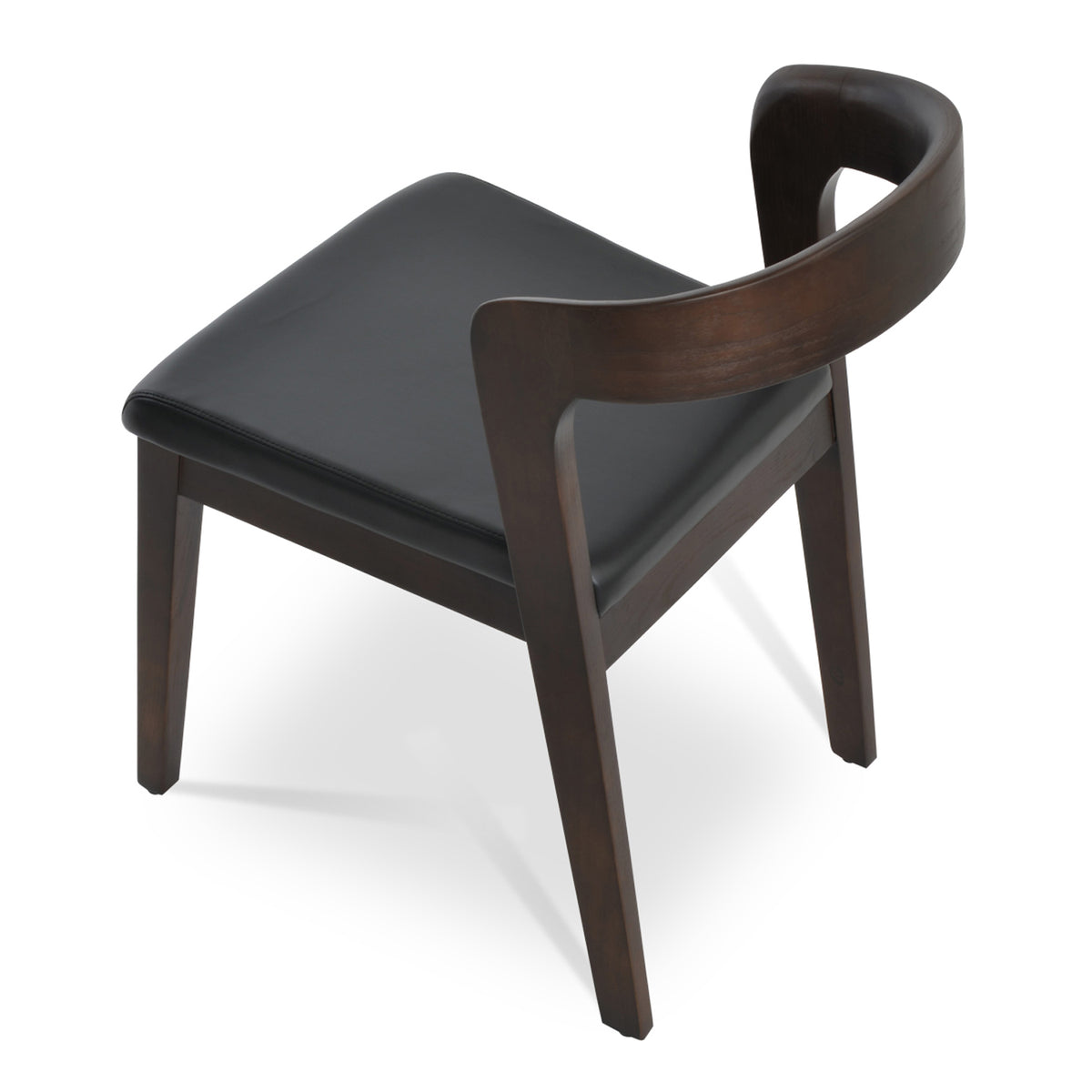 Barclay Dining Chair by SohoConcept, showing back angle view of dining chair.