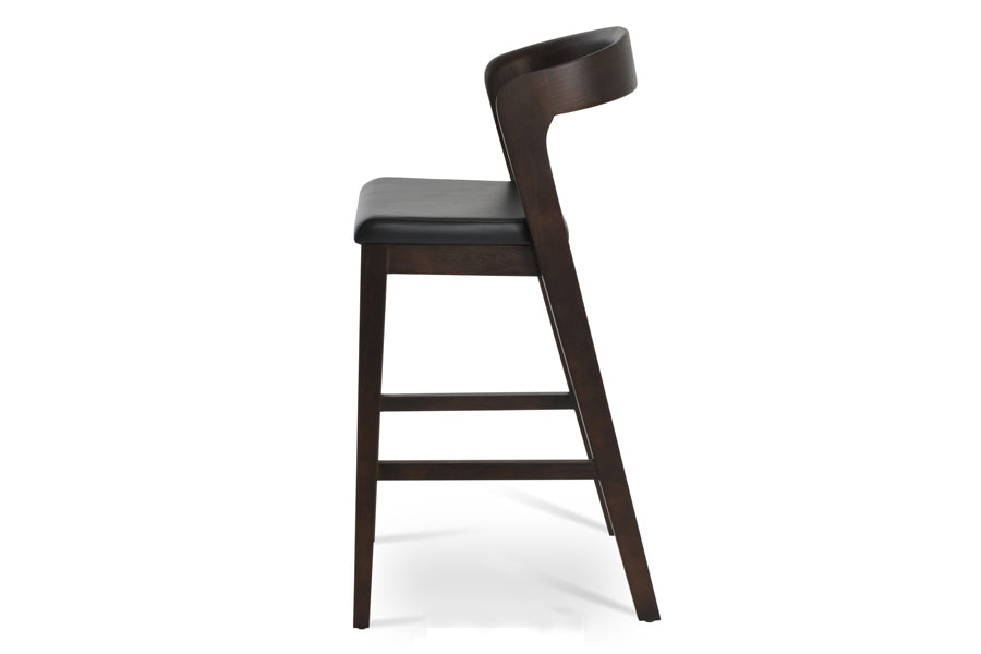 Barclay Stools by SohoConcept, showing side view of stool.