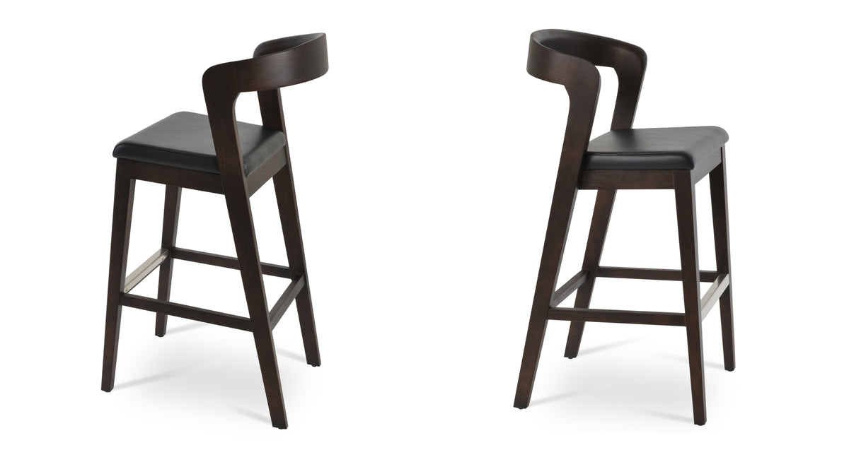 Barclay Stools by SohoConcept, showing counter/bar stools together.