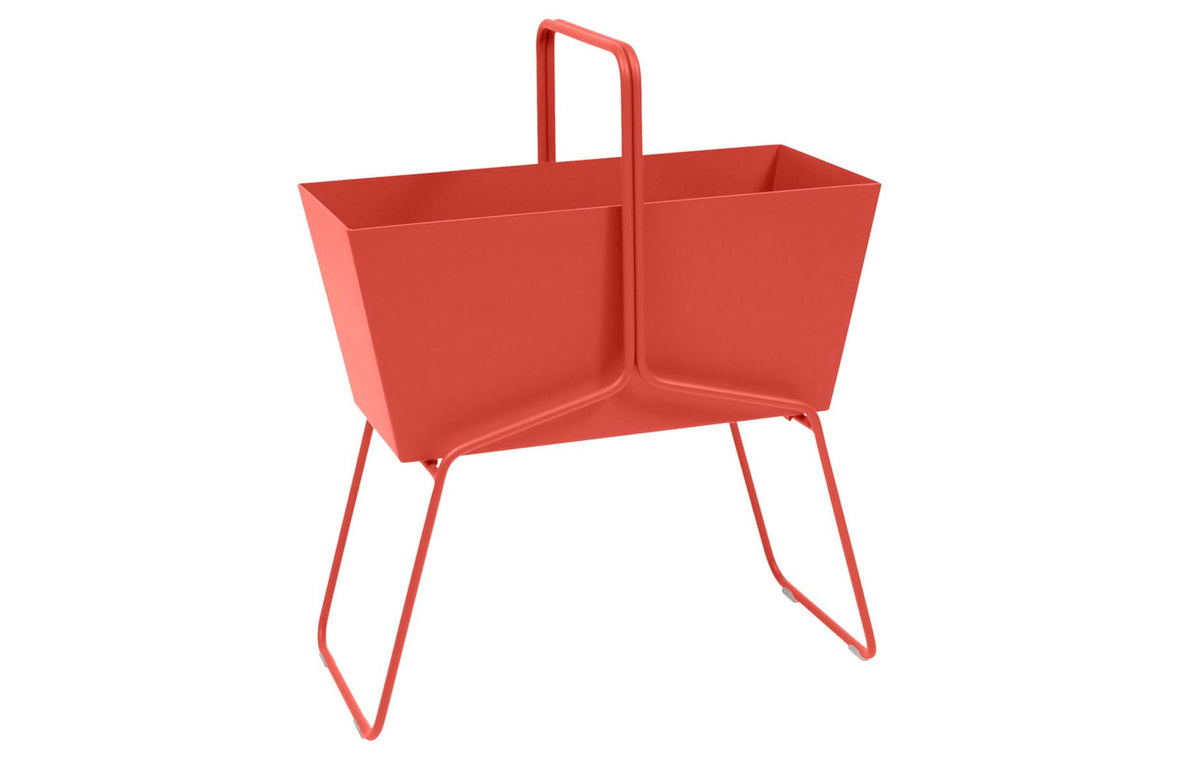 Basket Planter by Fermob - High, Capucine.
