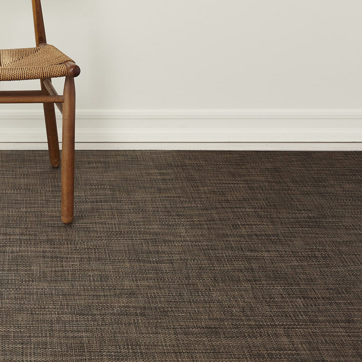 Basketweave Woven Floor Mat by Chilewich, showing basketweave woven floor mat in live shot.