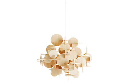Bau US Pendant Lamp by Normann Copenhagen - Large/Linden Wood Veneer.