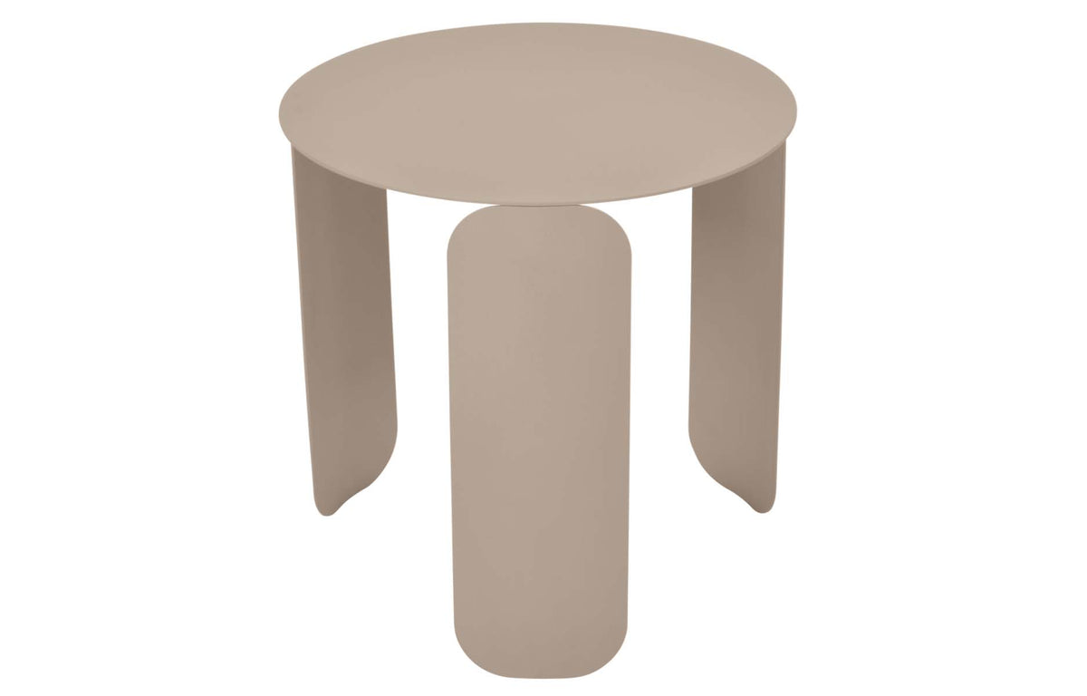 BeBop Low Tables by Fermob - 18" Dia., Nutmeg.