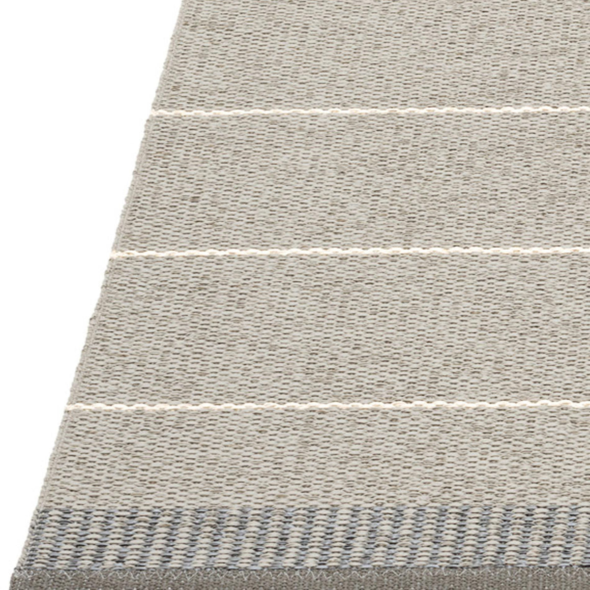 Belle Concrete Runner Rug by Pappelina, showing closeup view of belle concrete runner rug.
