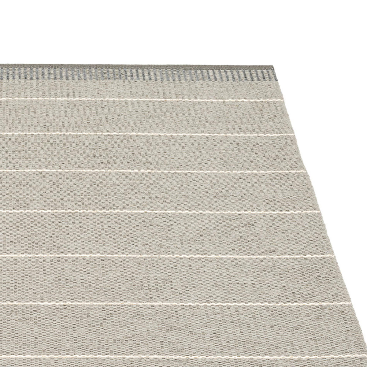 Belle Concrete Runner Rug by Pappelina, showing closeup view of belle concrete runner rug.