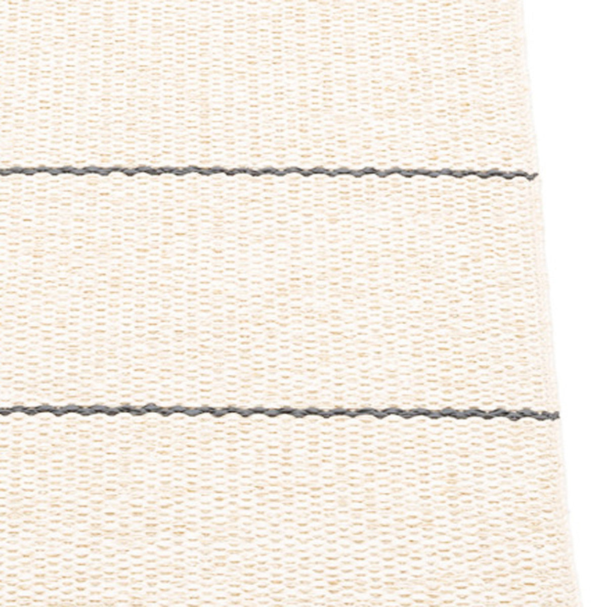 Belle Ochre Runner Rug by Pappelina, showing closeup view of belle ochre runner rug.