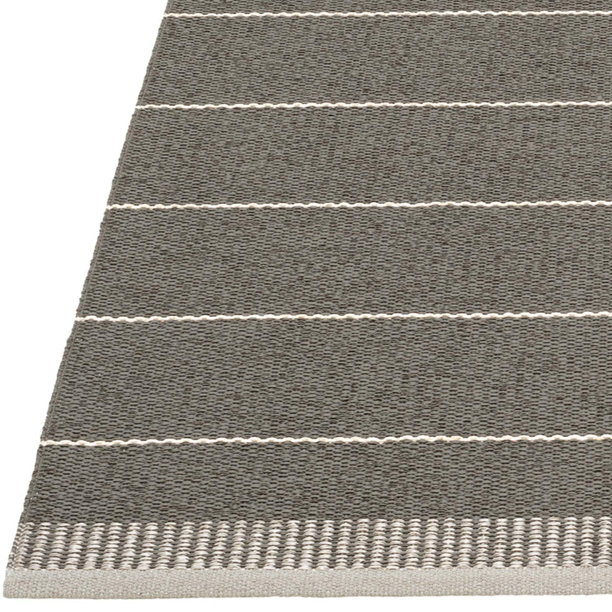 Belle Shadow Runner Rug by pappelina, showing closeup view of belle shadow runner rug.