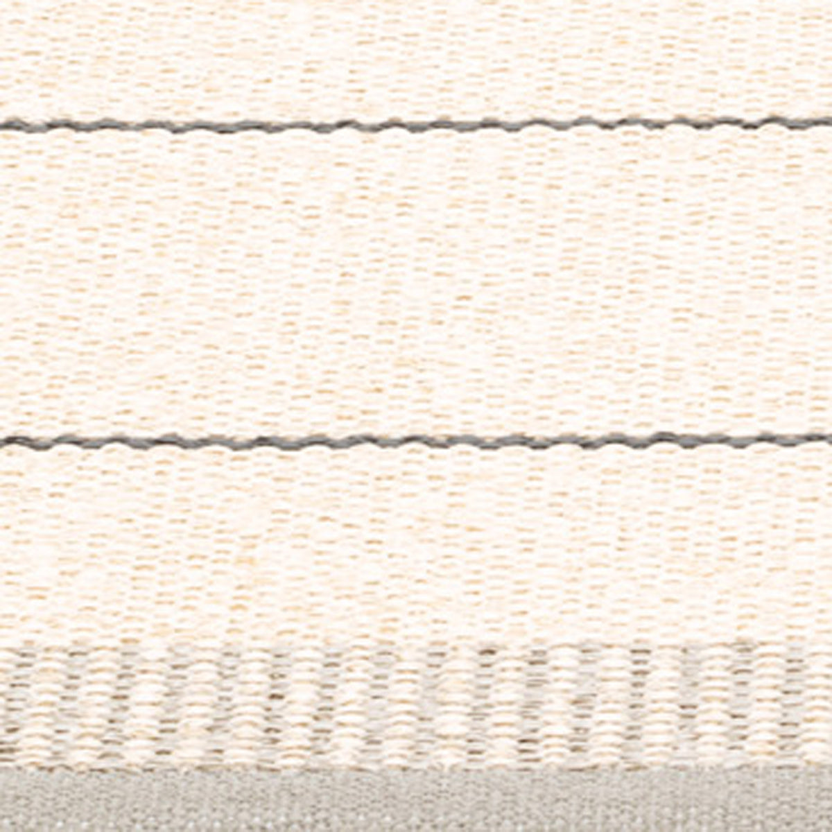 Belle Warm Grey Runner Rug by Pappelina, showing closeup view of belle warm grey runner rug.