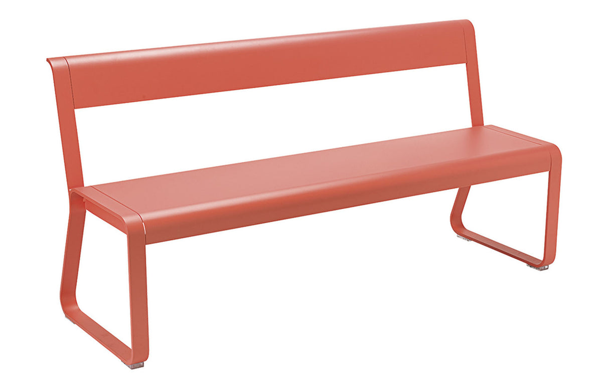 Bellevie Bench with Back by Fermob - Capucine.