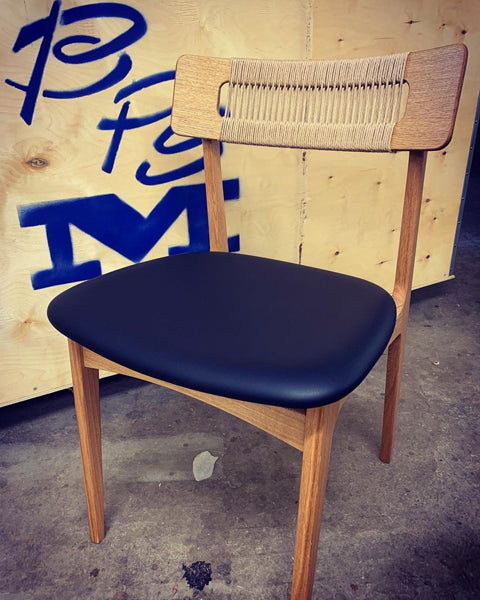 BPS Chair No. 140 by Bernh. Pedersen & Son, showing bps chair no. 140 in live shot.