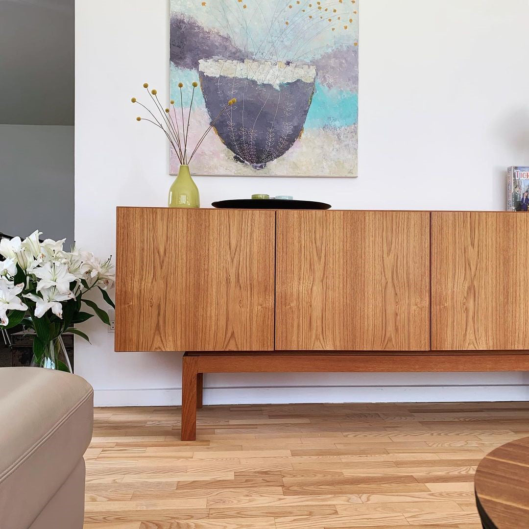 BPS Sideboard No. 183 by Bernh. Pedersen & Son, showing bps sideboard no. 183 in live shot.