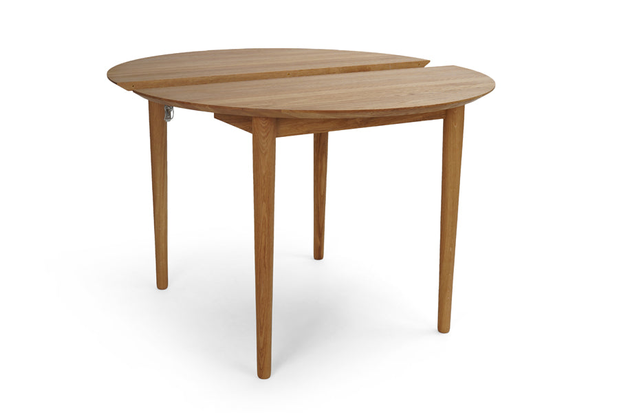 BPS Table No. 119 by Bernh. Pedersen & Son, showing bps table no. 119 in solid oak.