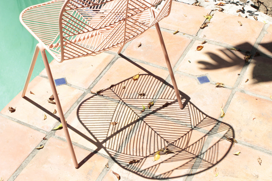 Betty Stacking Chair by Bend, showing betty stacking chair in live shot.