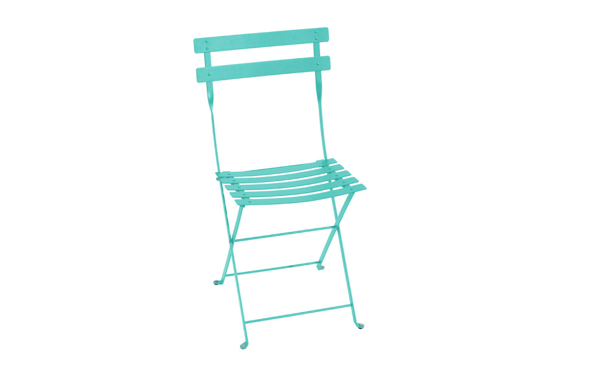 Bistro Metal Chair by Fermob - Lagoon Blue (smooth metal)