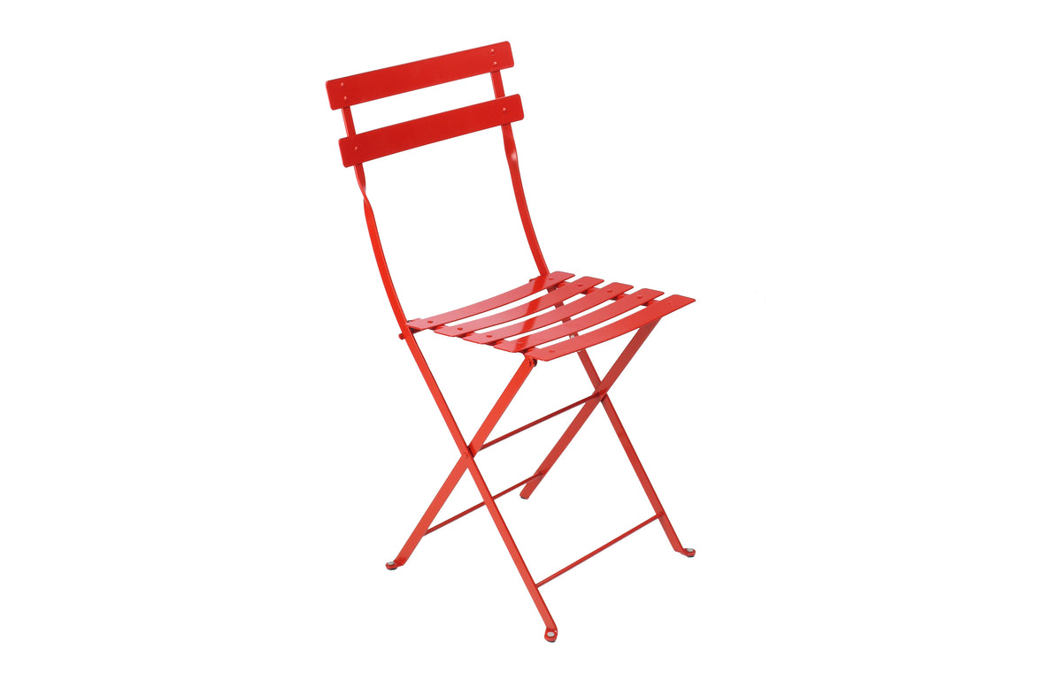 Bistro Metal Chair by Fermob - Poppy (smooth metal)