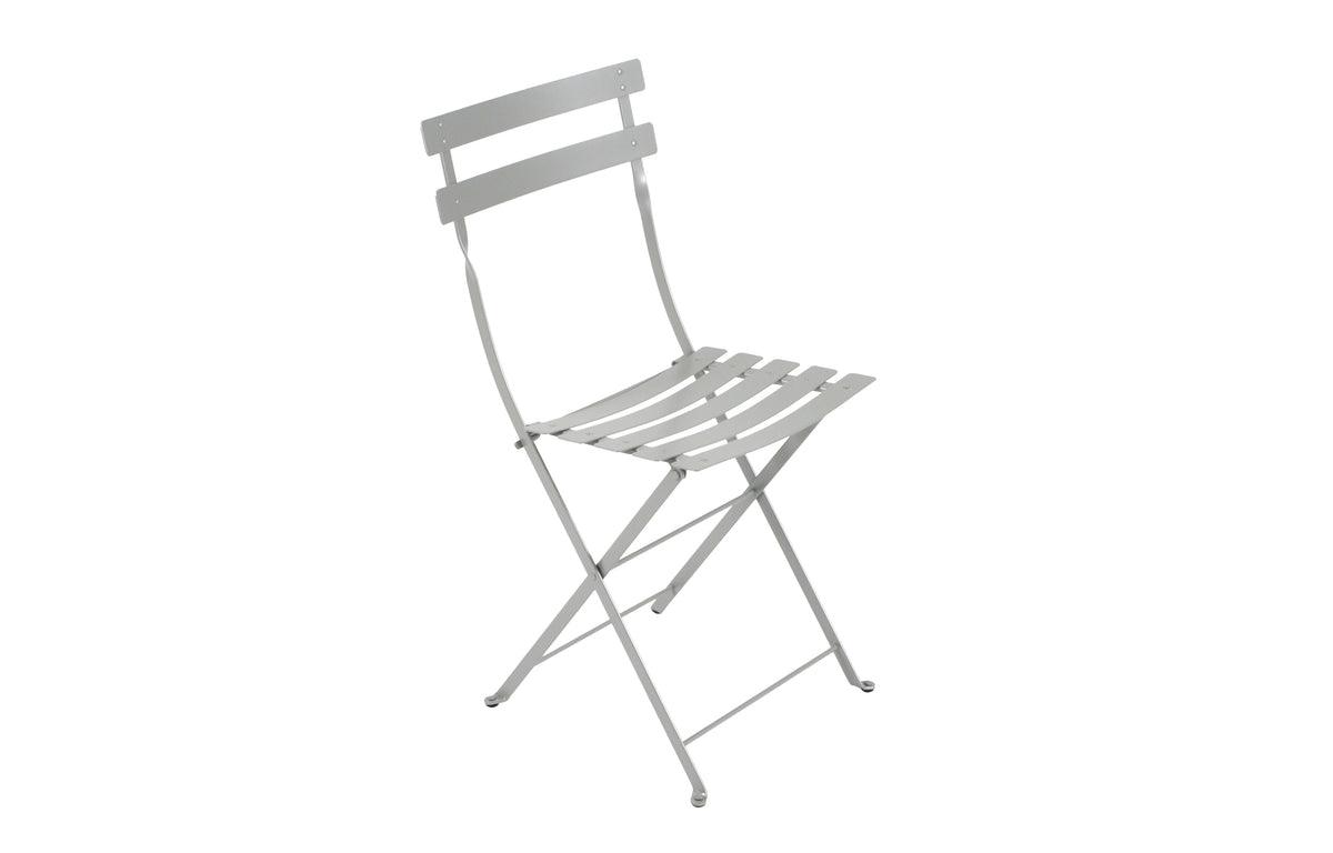 Bistro Metal Chair by Fermob - Steel Grey (smooth metal)